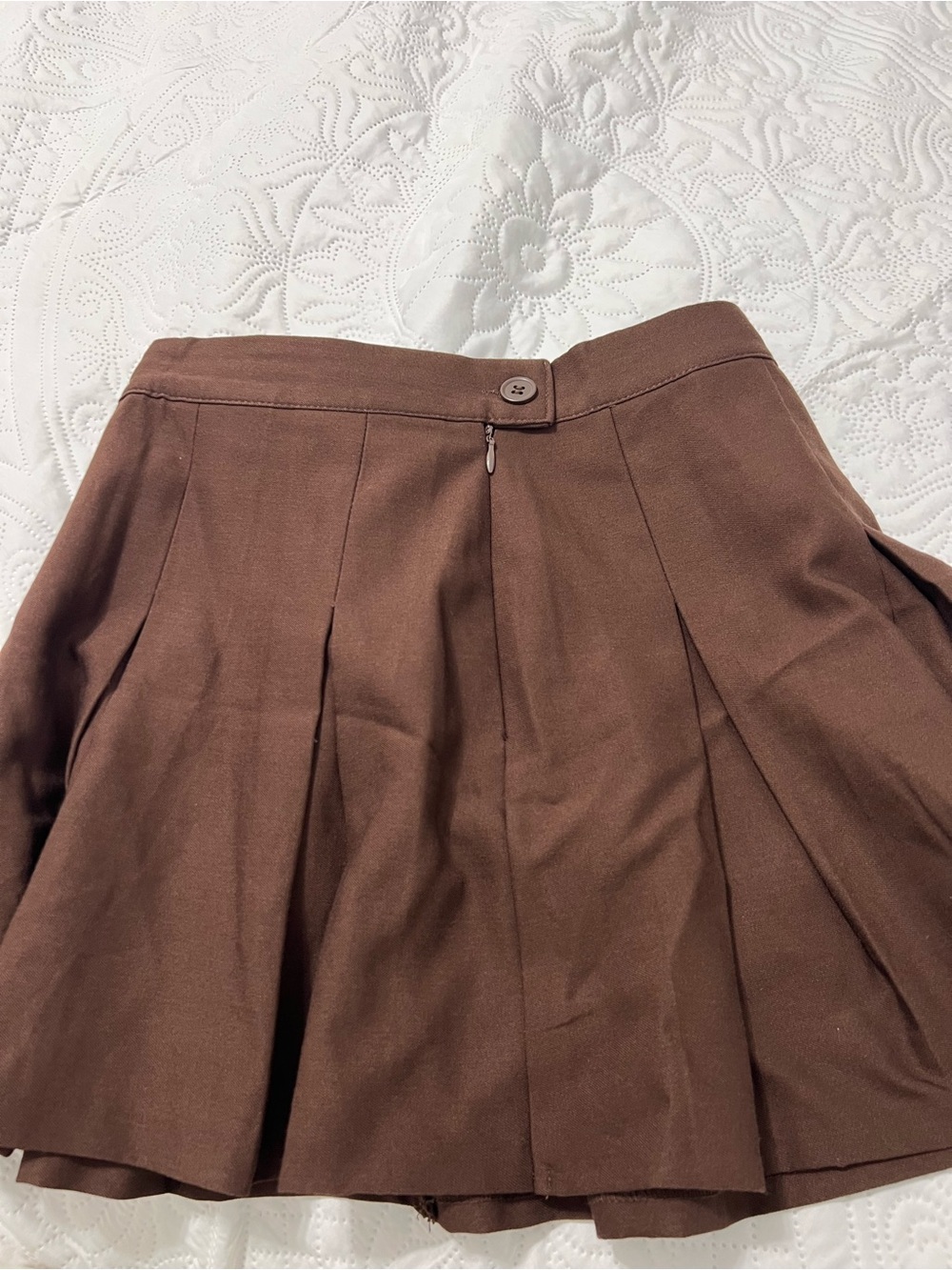 Small H&M Divided Brown Skirt